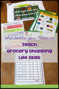 This functional life skills activity is perfect for any special education environment. This pack includes activities aimed at teaching students practical life skills promoting independent living. Any 1st, 2nd, 3rd, 4th, or 5th grade student with autism will love this true image of grocery shopping, while they practice skills ranging from money counting and calculating discounts to using coupons and check writing skills. Try this differentiated way of teaching in your sped classroom today.