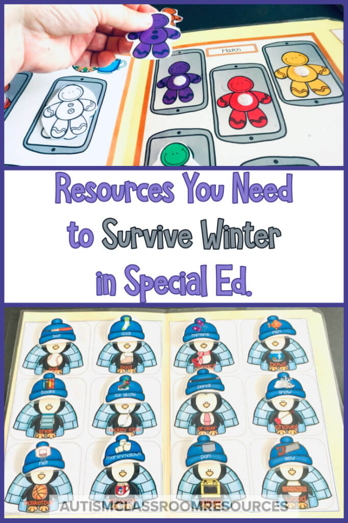 Winter resources that you can switch out to shake things up a bit can be essential in a special education classroom to get students engaged. Read this post for some language and independent resources that will help you stay out of the winter doldrums.