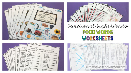 Finding engaging, practical ways for working on functional reading comprehension with sight words is tough for life skills teachers. Leveled worksheets to the rescue. They can save you time in prep as well as in data collection. And they scaffold your instruction and allow for easy differentiation. Check out what they offer in this post.