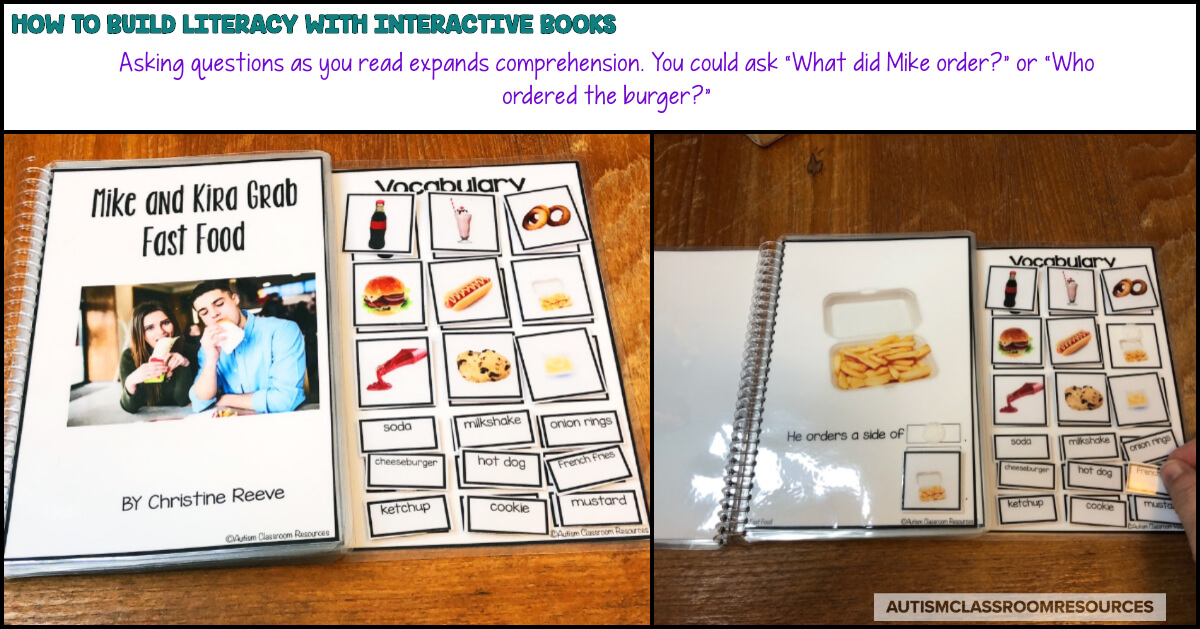 Functional interactive books can help build a variety of reading skills to build literacy and comprehension. I like combining them with the functional sight words and environmental print because they translate easily into the context of the students' real lives. Find out how you can use them in this post.