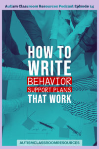How to write behavior support plans that work
