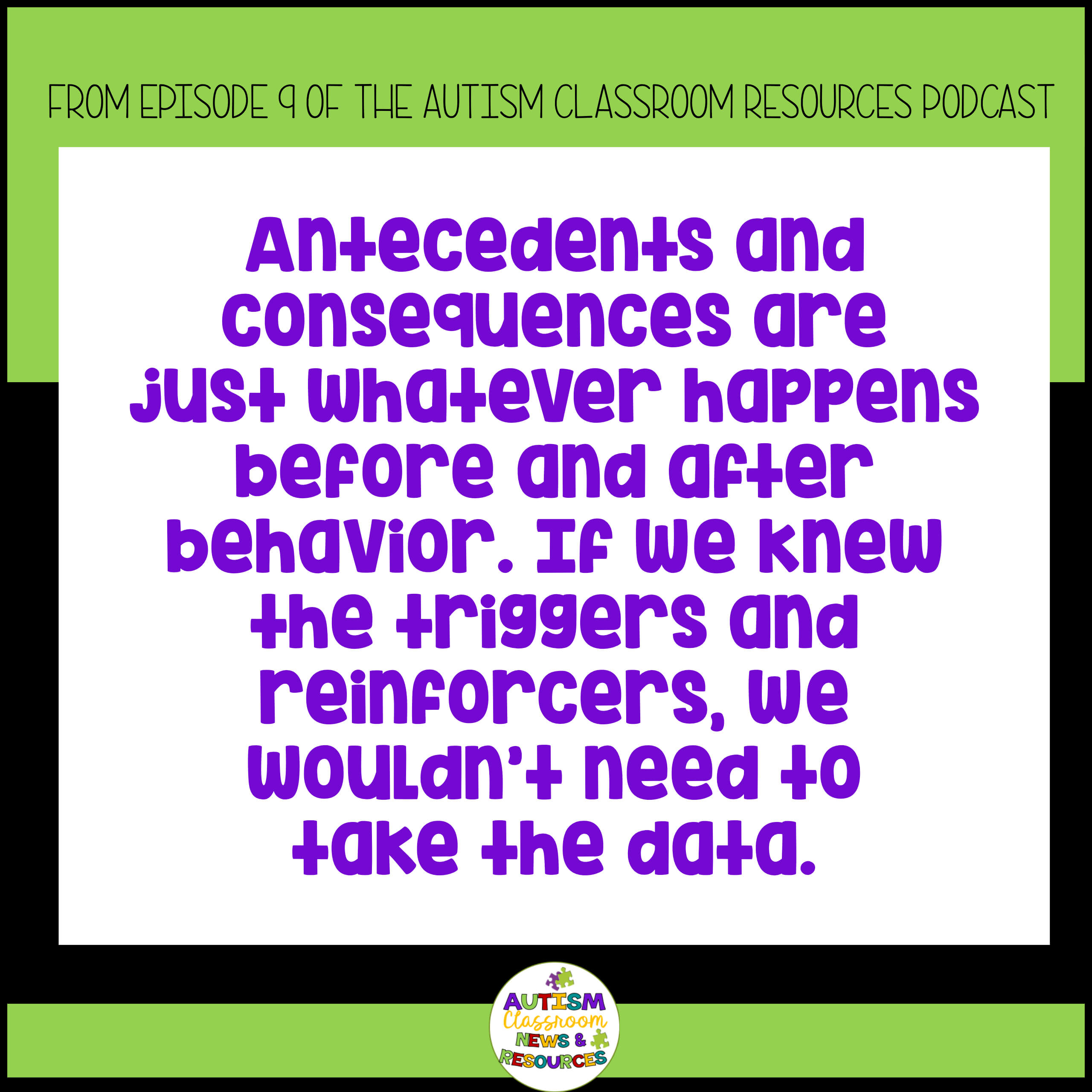Ep. 10: How to Take ABC Data Effectively in the Classroom - Autism ...