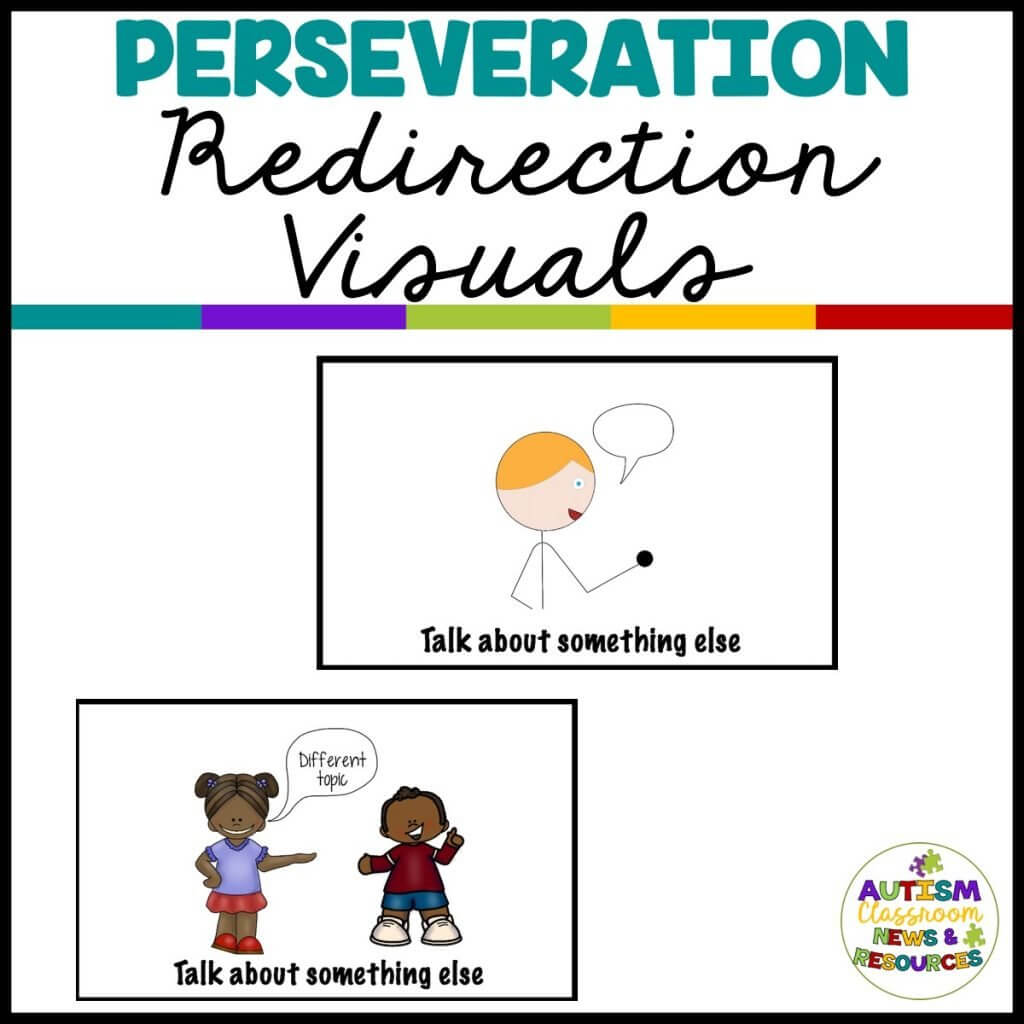 Perseveration Redirection visuals free download