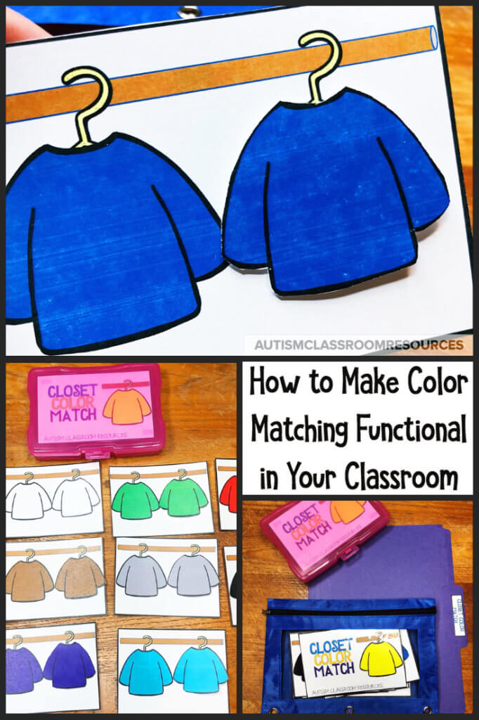 How to Make Color Matching Functional in Your Classroom - Autism