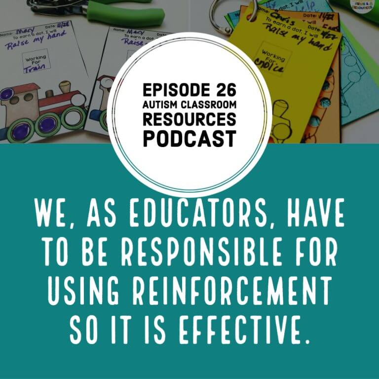 Ep. 26: 5 Reinforcement Myths and Why They Are Wrong - Autism Classroom ...