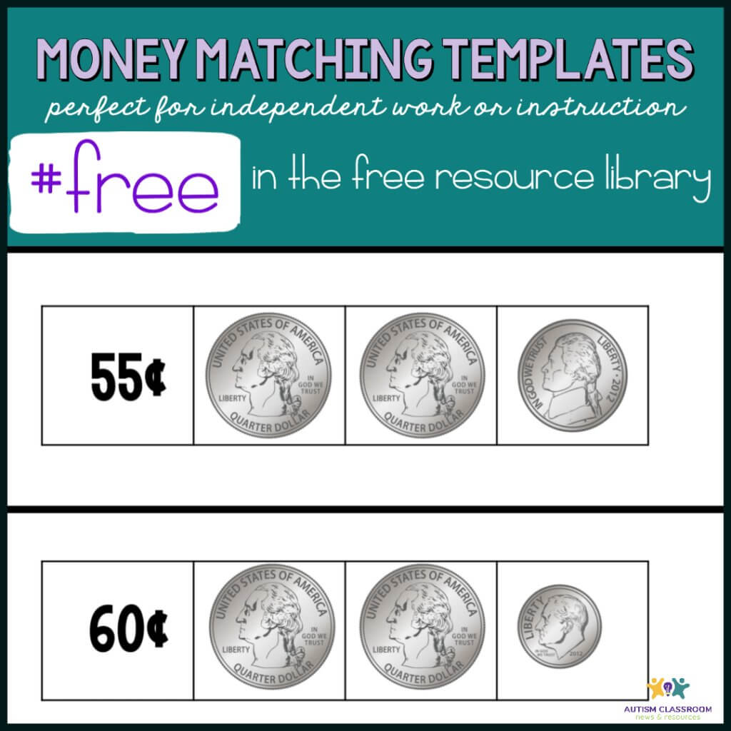 Money Matching Template Free