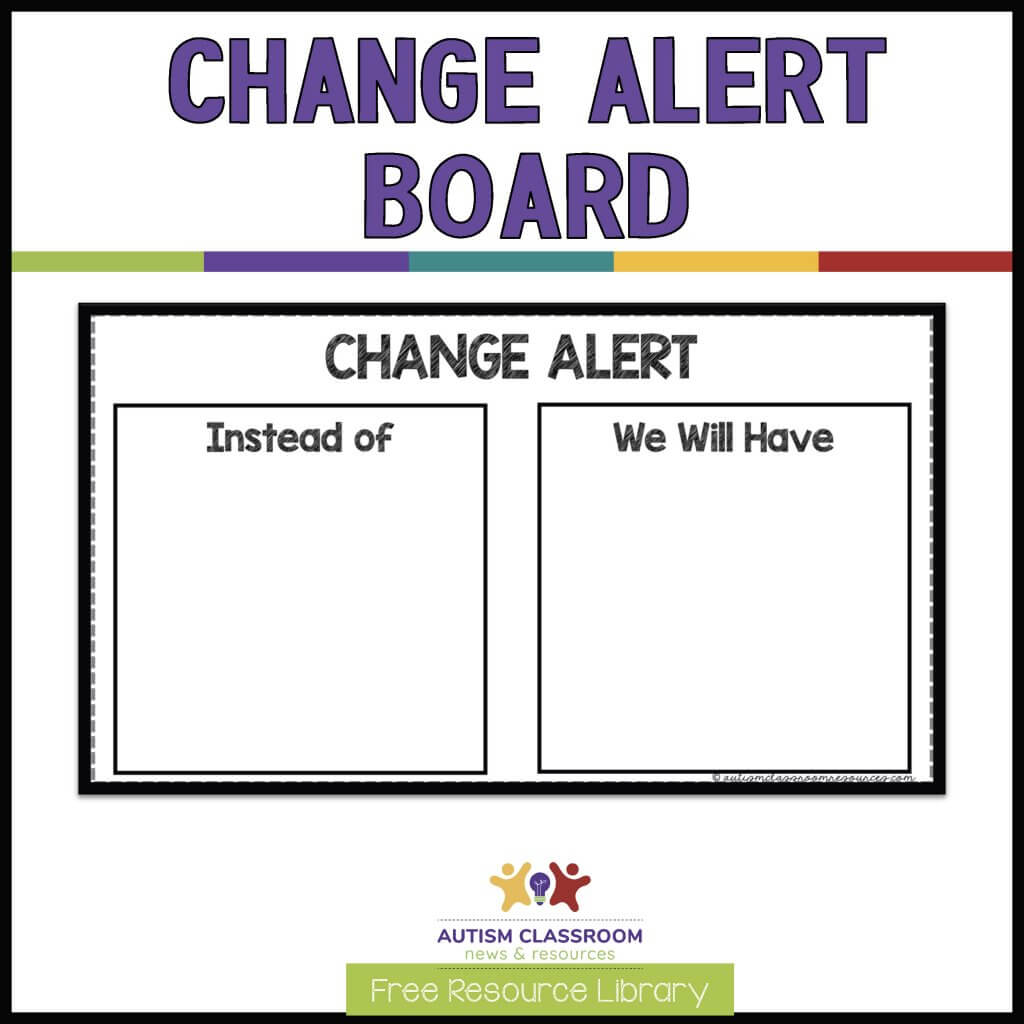 CHANGE ALERT BOARD