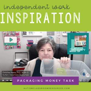 Independent work Inspiration: Money Packaging Task