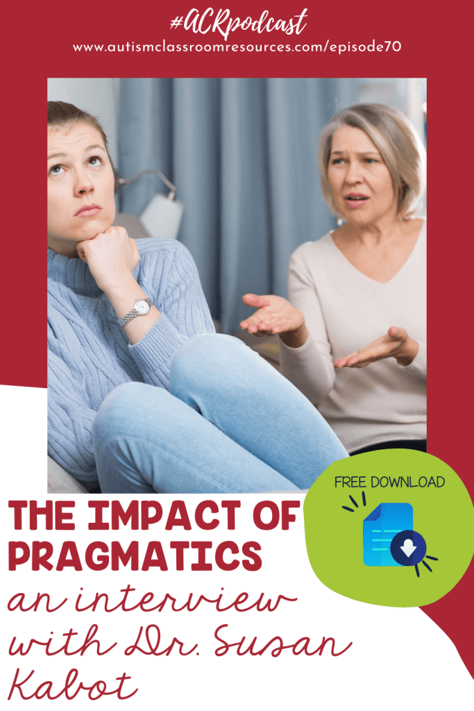The Impact of Pragmatics o Behavior with Dr. Susan Kabot with a free download
