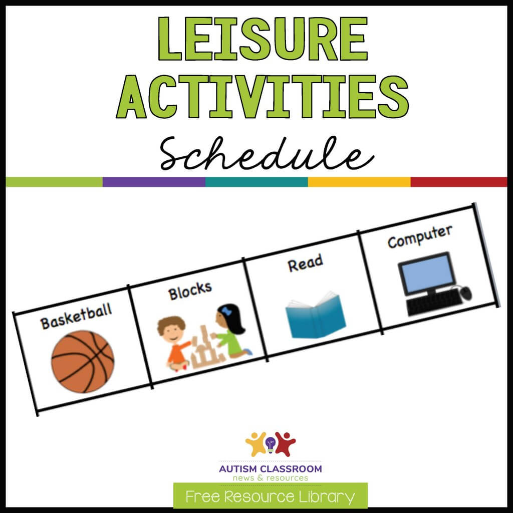 Leisure Activities Schedule