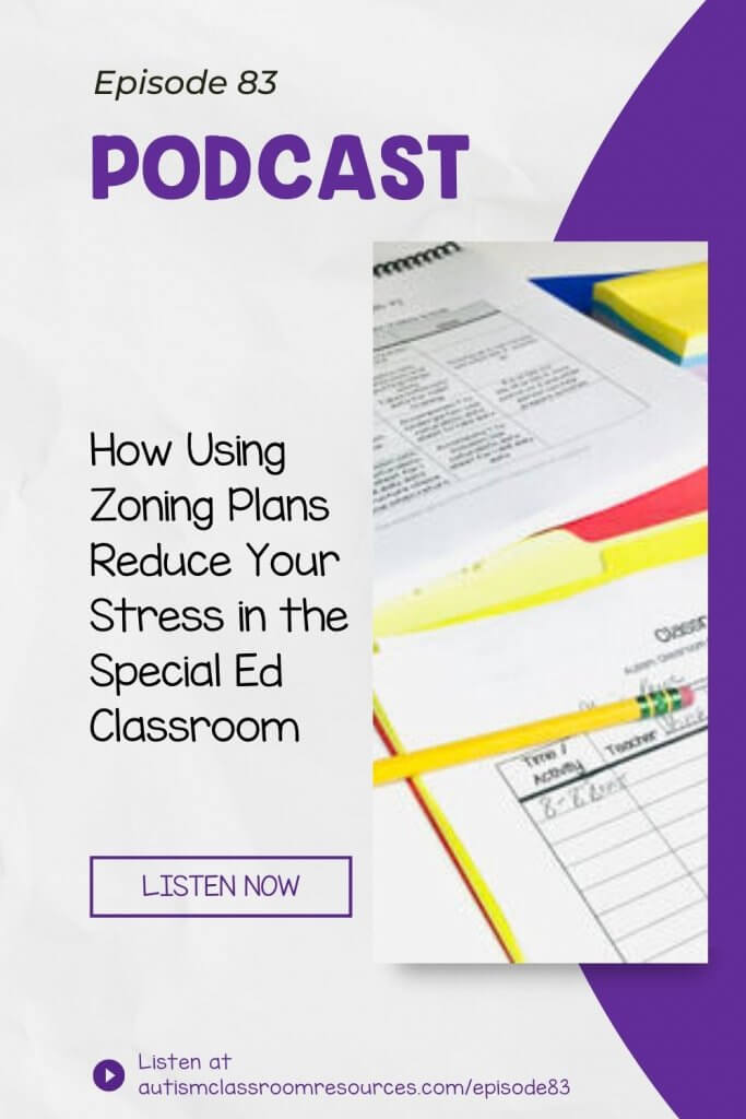 How Using Zoning Plans Reduce Your Stress in the Special Ed Classroom
