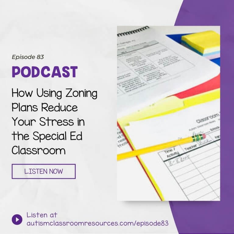 How Using Zoning Plans Reduce Your Stress in the Special Ed Classroom