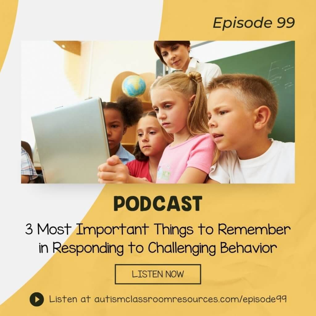 3 Most Important Things to Remember in Responding to Challenging Behavior