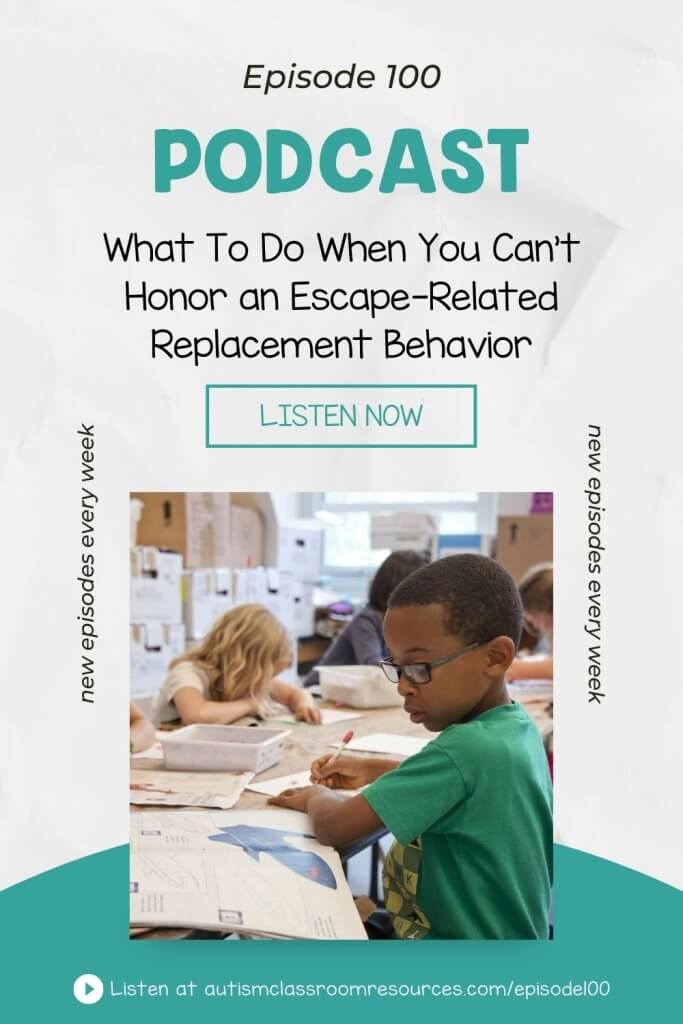 What To Do When You Can't Honor an Escape-Related Replacement Behavior