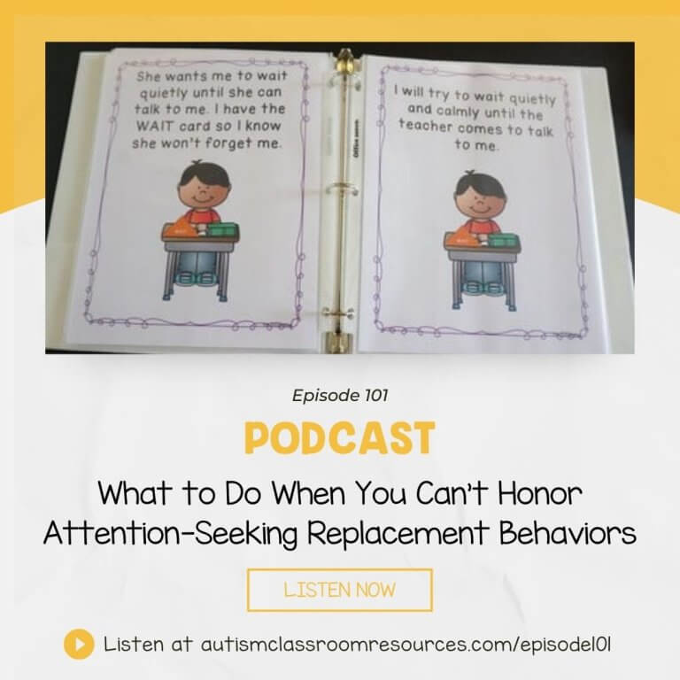 What to Do When You Can't Honor Attention-Seeking Replacement Behaviors