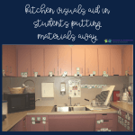 Kitchen Visuals Aid In Students Putting Materials Away 150x150 