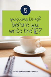 5 Questions to Ask Before You Wirte the IEP