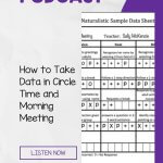 How to Take Data in Circle Time and Morning Meeting
