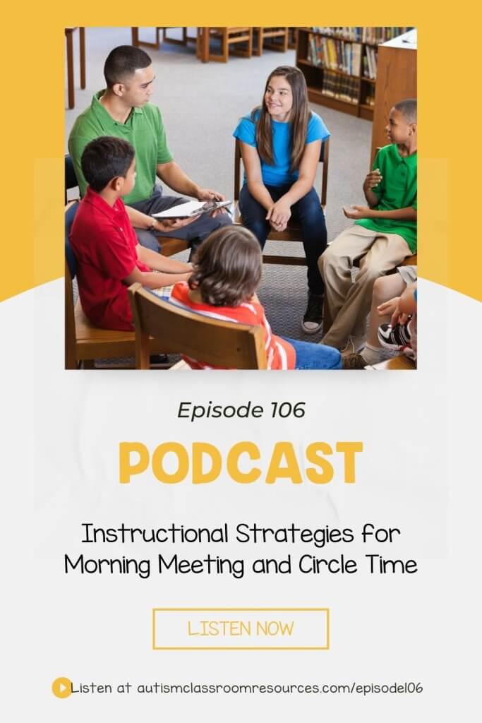 Instructional Strategies for Morning Meeting and Circle Time