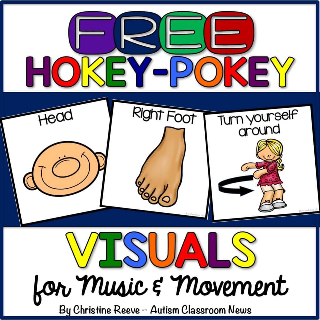 Free hokey Pokey visuals for Music and movement