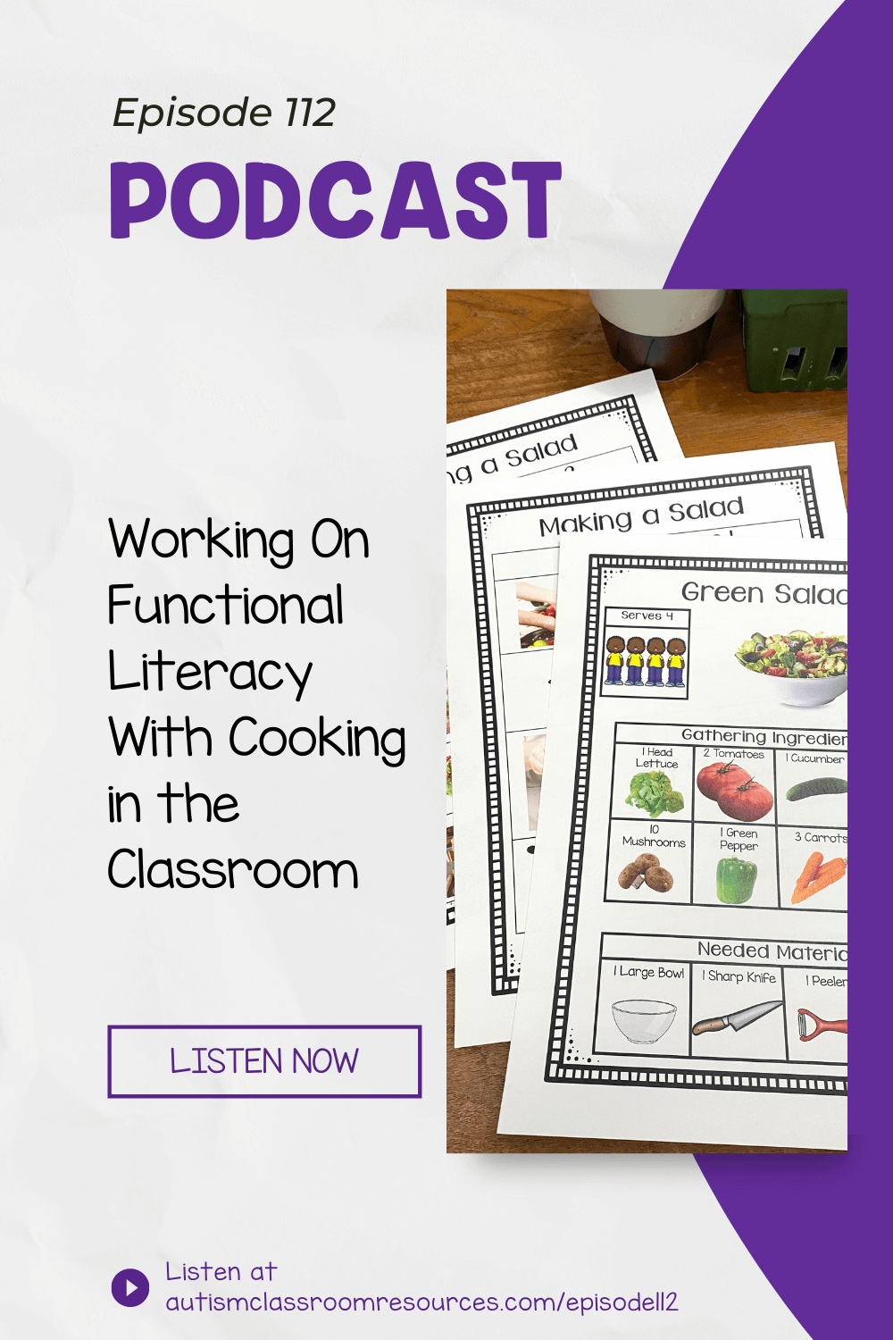 Working On Functional Literacy With Cooking in the Classroom