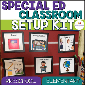 Special ED Classroom Setup Kit