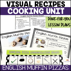 Visual Recipes Cooking Unit English Muffin Pizzas