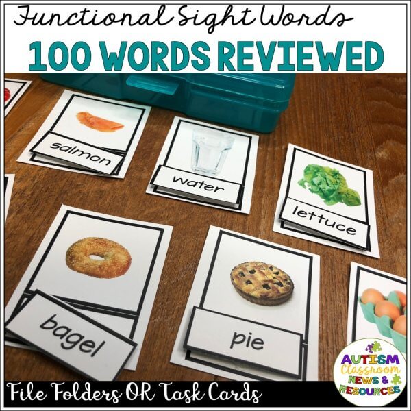 Functional Sight Words 100 words reviewed
