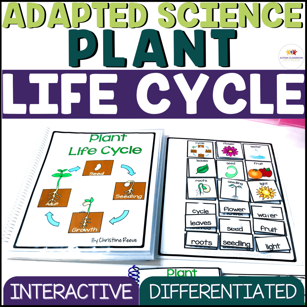 Plant Life Cycle - Adapted Science Unit for Special Education - Autism ...