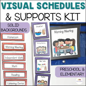 Visual Schedules and Supports Kit