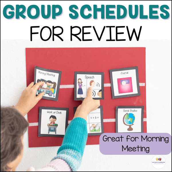 Group Schedules for Review - Visual Schedules