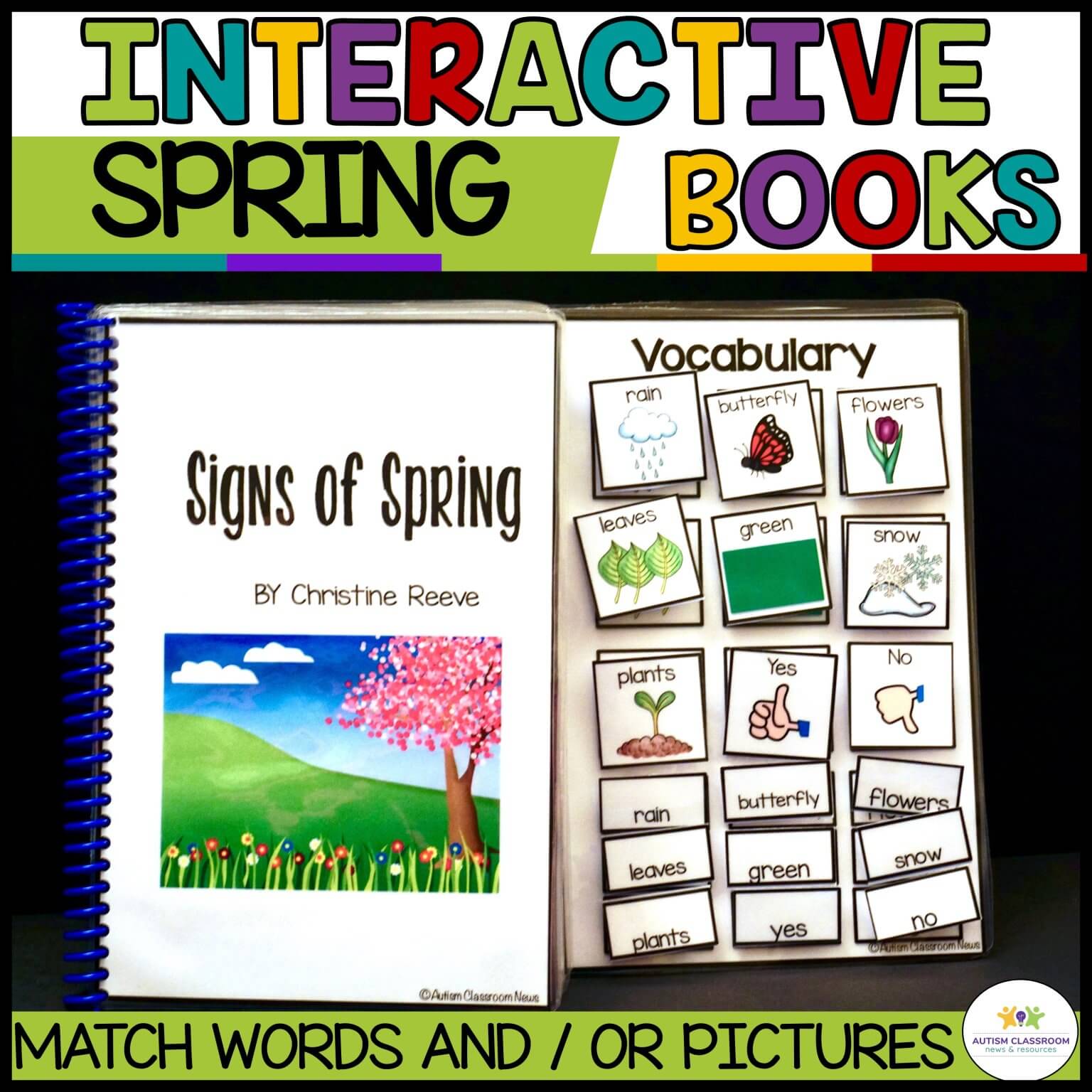 Adapted Books for Special Education - 20 Seasonal Interactive Adaptive ...