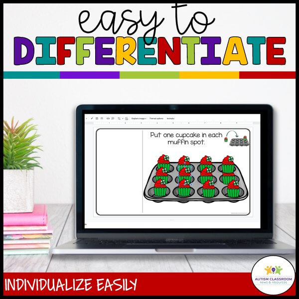 Easy to differentiate independent work tasks