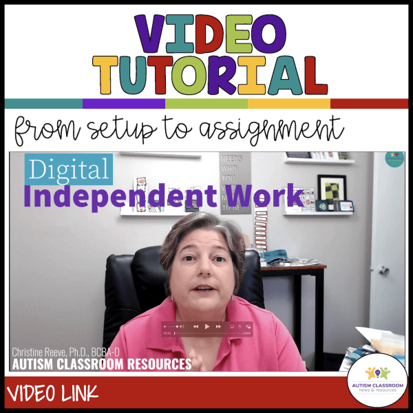 Video tutorial from setup to assignment - digital independent work for distance learning