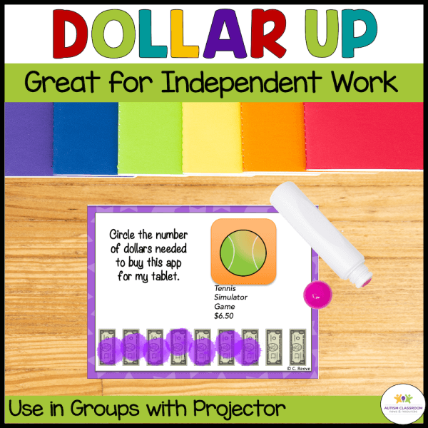 Next dollar up - great for independent work