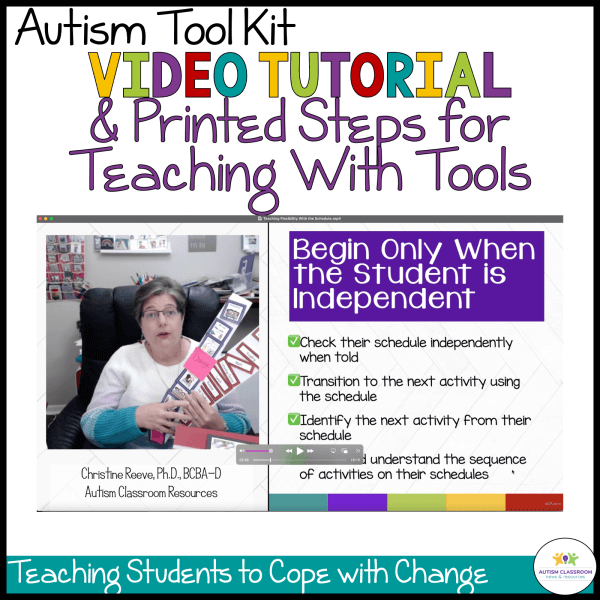 Social Stories - Video Tutorial and printed steps for teaching with tools