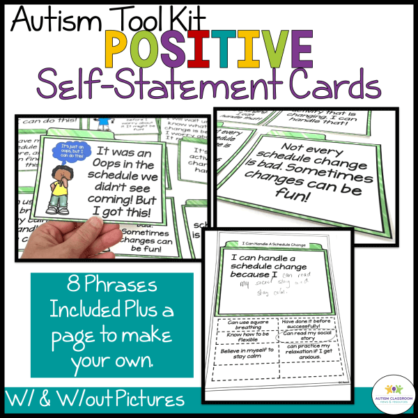 Social Stories - Positive Self-Statement Cards