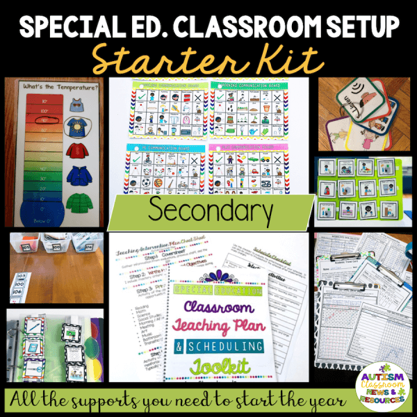 Special Education Classroom Set Starter Kit