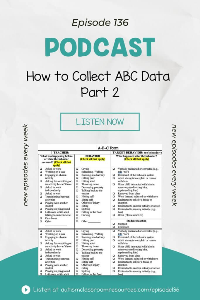 How to Collect ABC Data Part 2