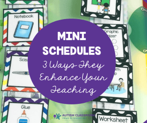 Mini visual schedules-3 ways they enhance your teaching