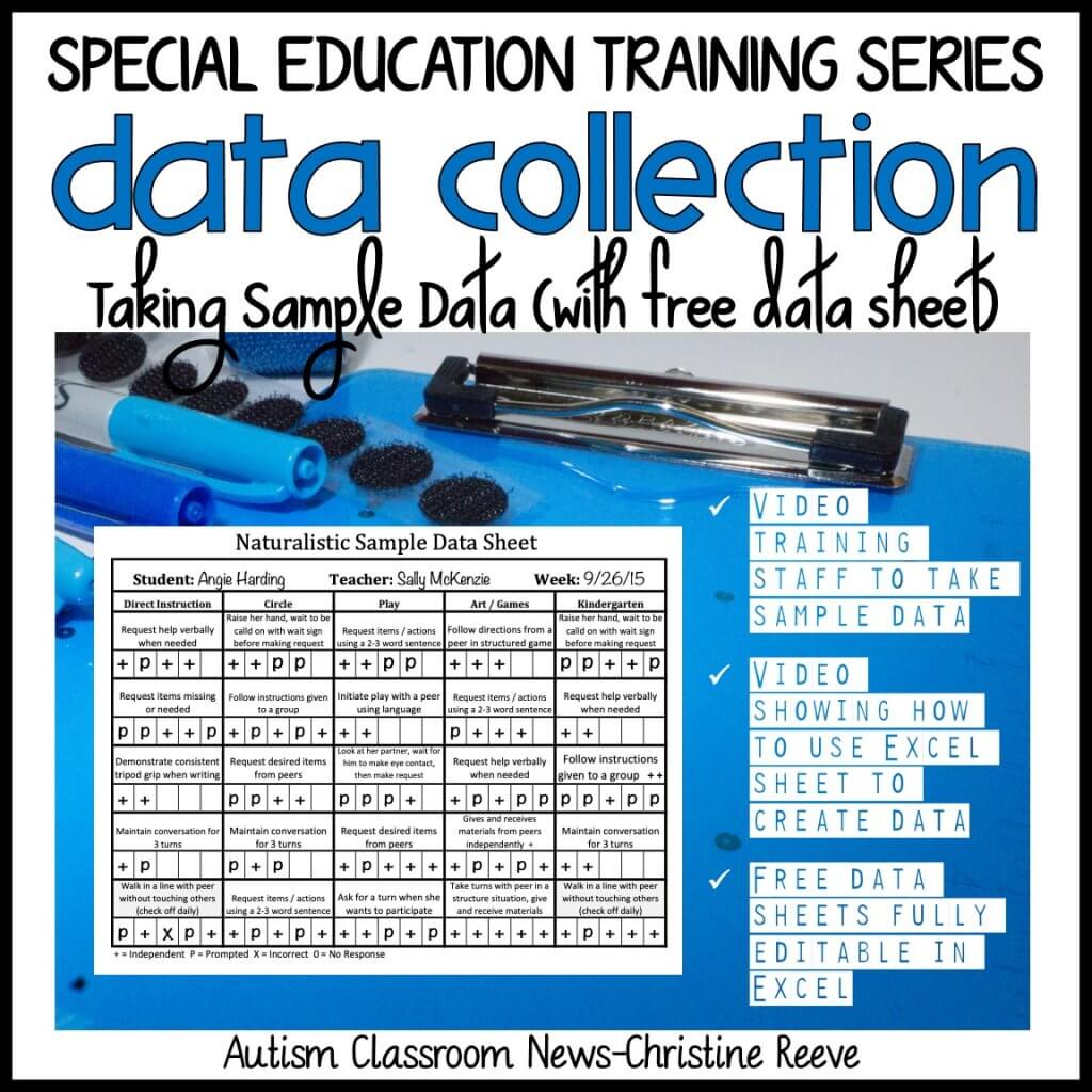 free printable data collection sheet and tutorial