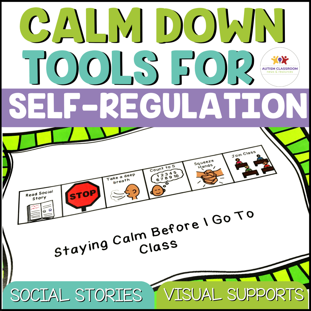 Calm down tools for self-regulation