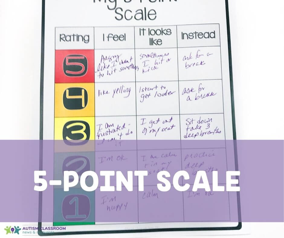 5-point scale: 5 Proven Strategies to Help Students with Autism Reduce Anxiety