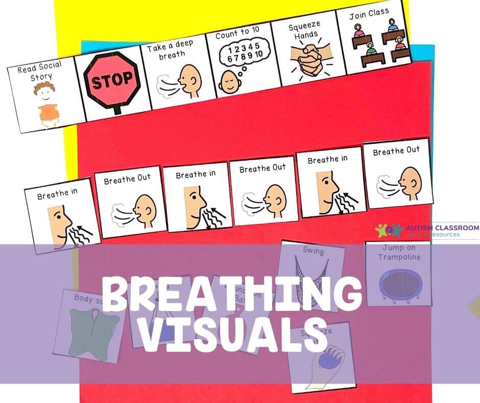 Breathing Visuals for students to breathe in and out: 5 Proven Strategies to Help Students with Autism Reduce Anxiety