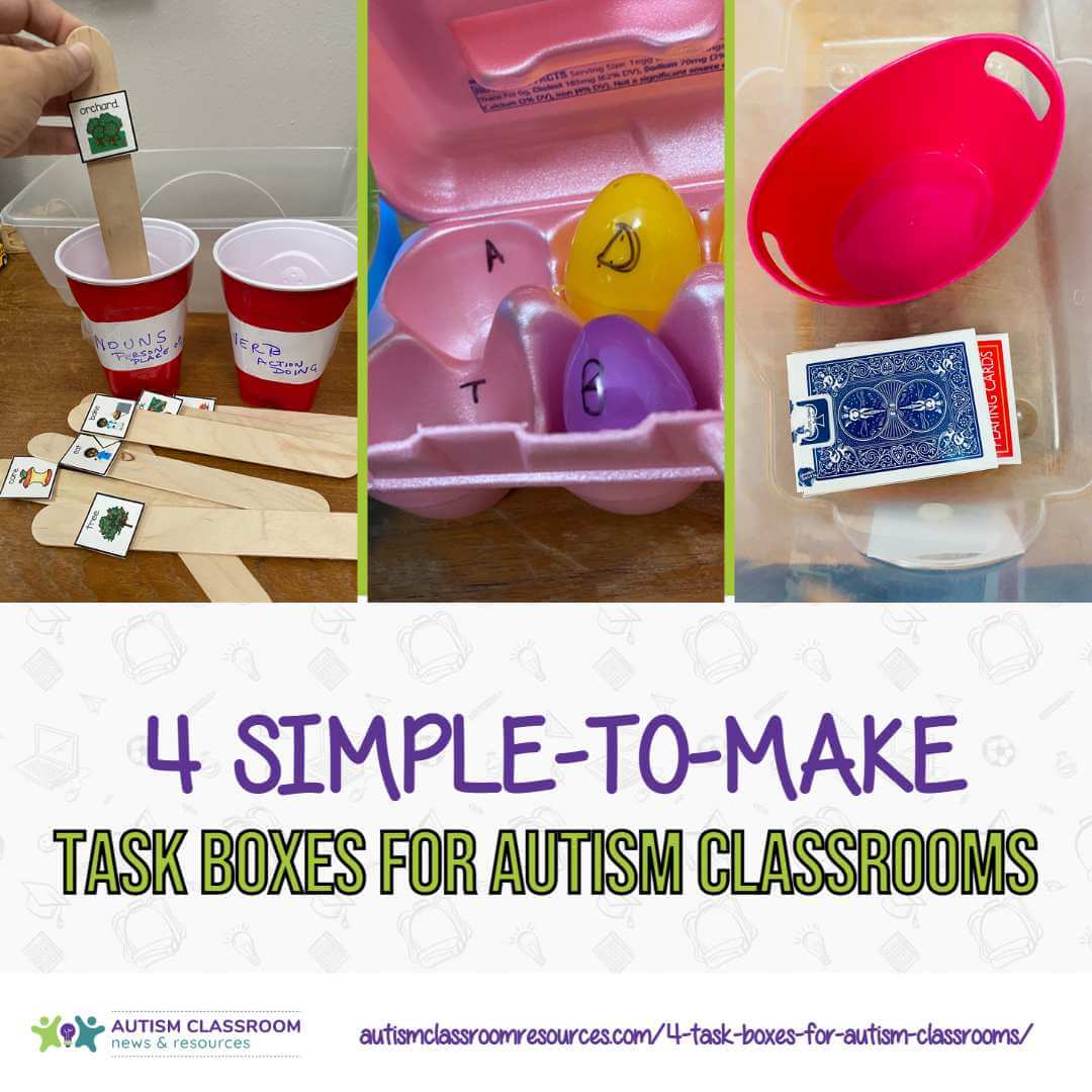 Resource Round Up: Free Task Box Activities - Totally Autism