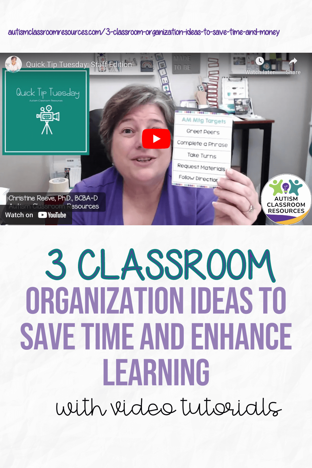 special education teacher organization ideas