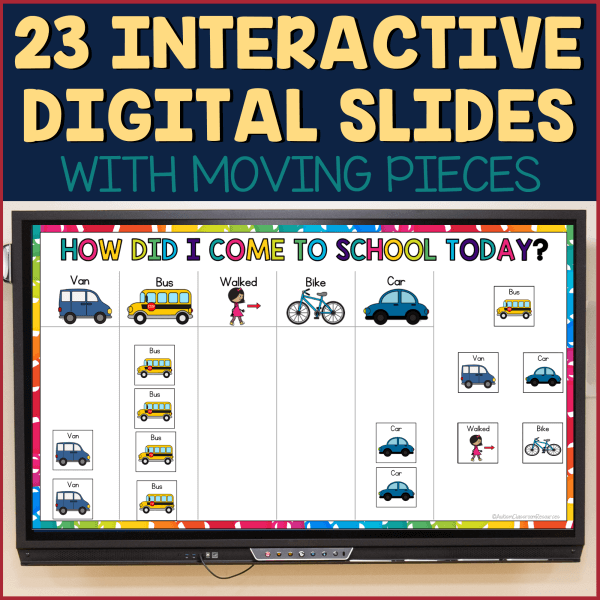 23 Interactive Digital Slides with Moving Pieces for Morning Meeting