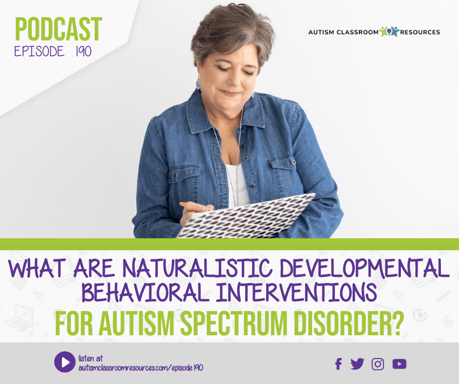 What Are Naturalistic Developmental Behavioral Interventions