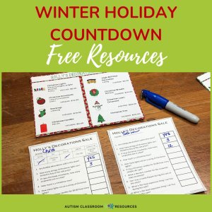 Winter Holiday Countdown Free Resources 23250