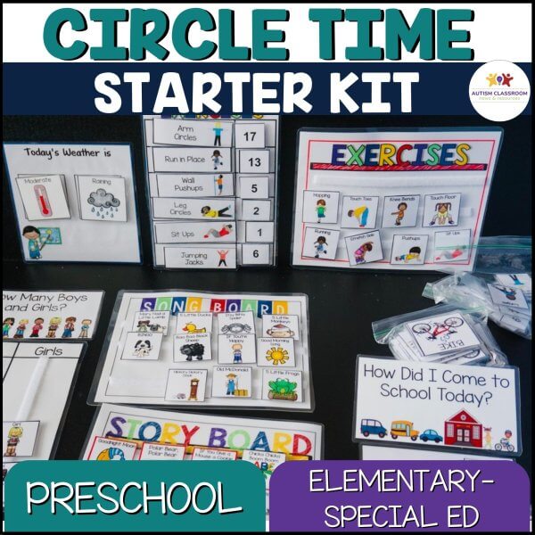 Circle Time Starter Kit for Morning Meeting - preschool, elementary, special ed